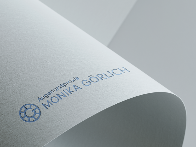 Augenarztpraxis Monika Görlich Hofheim Logodesign
